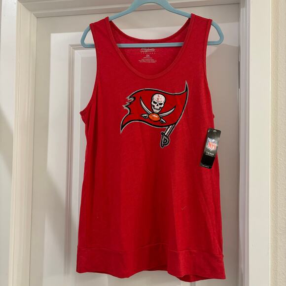 Tampa Bay Buccaneers Banded Tunic Tank NWT Size 2XL - Picture 1 of 4